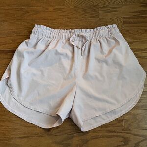 Gold Elite Women's Blush Pink Elastic Waist Flowy Shorts